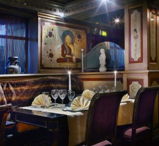 restaurant chinois à Courchevel adans l'hôtel le Saint Joseph